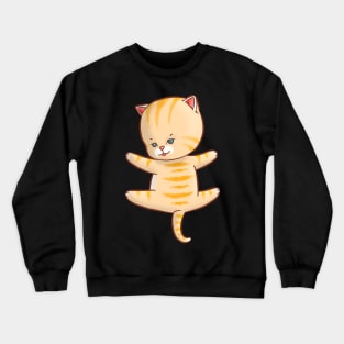 I Just Really Love To Hug My Cat Cute Kawaii Novelty Crewneck Sweatshirt